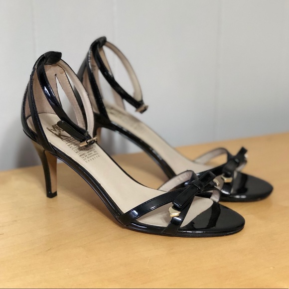 Black 3” Sandals with Ankle Straps - Picture 2 of 4